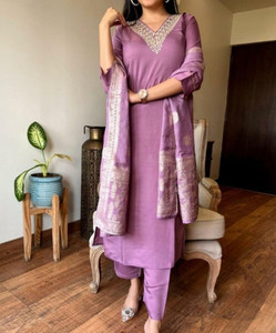 Lensya Paisley Anarkali Kurta, Bottom & Dupatta Set