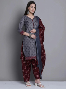 Wonder Weave Printed Kurta, Patiala & Dupatta Set