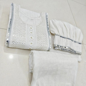 Insha Emporium Embroidered Kurta, Salwar & Dupatta Set