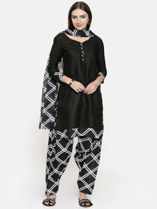 Wonder Weave Printed Kurta, Patiala & Dupatta Set