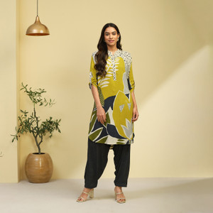 BIBA Women Kurta Palazzo Set