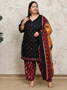 Aaradhya Fashion Printed Kurta, Patiala & Dupatta Set