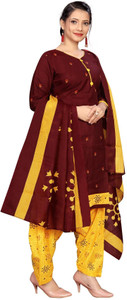 Merira Printed Kurta, Salwar & Dupatta Set