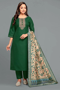 speckless Embroidered Kurta, Trouser/Pant & Dupatta Set