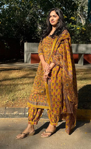 Tasrika Printed Kurta, Salwar & Dupatta Set
