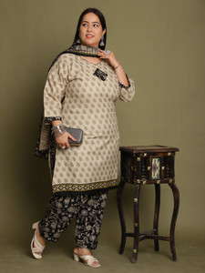 Wonder Weave Printed Kurta, Patiala & Dupatta Set