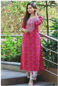 mini collections Printed Kurta, Trouser/Pant & Dupatta Set