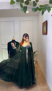 GRISHU COLLECTION Embroidered Kurta, Salwar & Dupatta Set