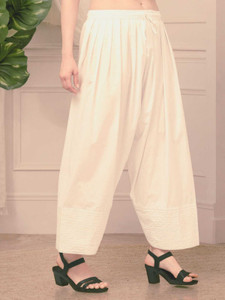 farukhi creation Cotton Blend Solid Salwar