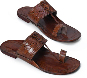 Stepsoft Kolhapuri Chappal For Men|Leather Ethnic Slippers Suitable In Kurta Sherwani Men Sandals