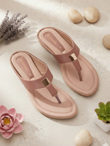 Khadim's Lightweight Comfort Extra Soft Trendy Premium Stylish महिलाओं के लिए गुलाबी फ्लैट्स