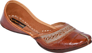 Royal Khwaab Womens leather juttis Slip On For Women