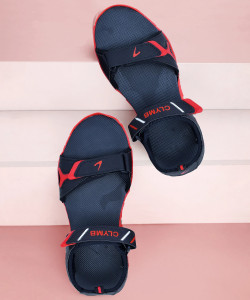 CLYMB Synthetic|Ultralightweight|Comfort|Summer Trendy|Outdoors Men Sports Sandals