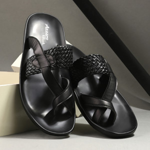 Azzaro Black Men Sandals