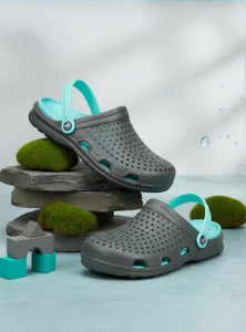 Aqualite Men Lightweight Waterproof Clogs with Comfortable Cushioned Footbed Men Clogs