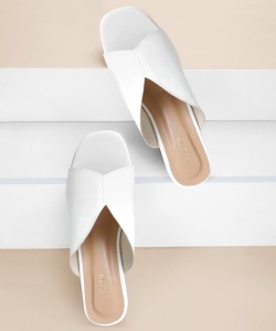 Vishudh Women White Heels