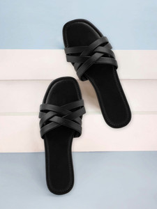 SHOMEE Trending Flat Sandals l Stylish Slipper For Women's, Girl's Outdoor & Party Wear Women Flats