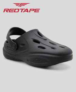 RED TAPE Men's Stunner Red Clogs - Image 6