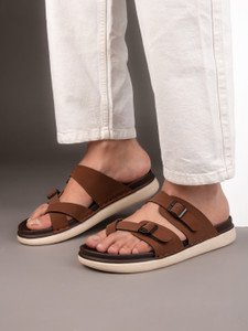 VEEFOX Men Brown Sandals - Image 6