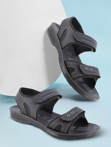 FLITE Men Black Sandals - Image 6