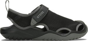 CROCS Swiftwater Mesh Deck Men Clogs Black - Image 6
