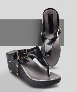 Bruno Manetti महिलाओं के लिए काला वेजेस