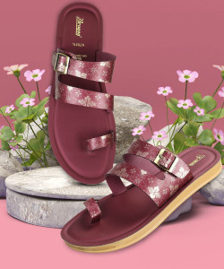 Paragon Women Stylish One-Toe Flats with Adjustable Buckle for Comfort Women Casual