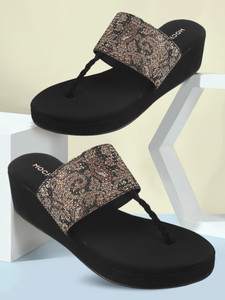 MOCHI EmbellishedOpenToe Women Wedges