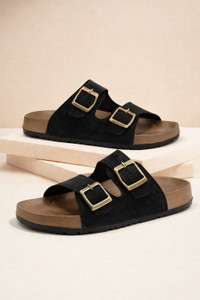 DUCKINS Men Sports Sandals Black - Image 6