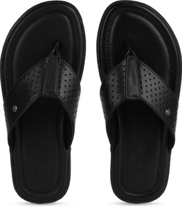 LOUIS PHILIPPE Men Black Flats