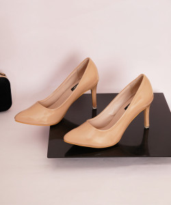 SHERRIF महिलाओं के लिए बेज हील्स