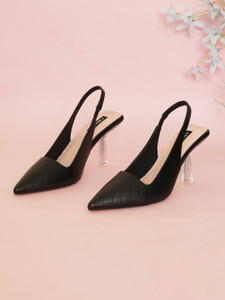 SHERRIF Black Stiletto for office |Party Women Heels
