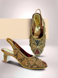 Hafiz Footwear Bridal Sandals On Flipkart Gold Flipkart Slippers For Womens  Heels Heels Slippers In Flipkart