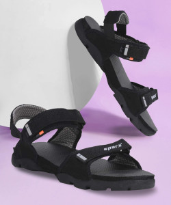 Sparx Men Sports Sandals Black - Image 6