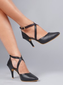 Froh Feet Women Black Heels