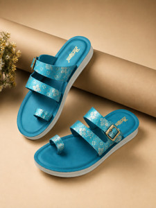 Paragon Women Stylish One-Toe Flats with Adjustable Buckle for Comfort Women Casual