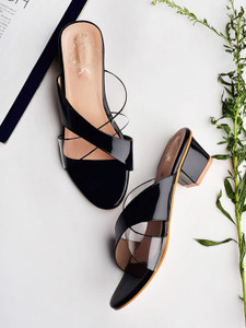 Skinny sales block heel