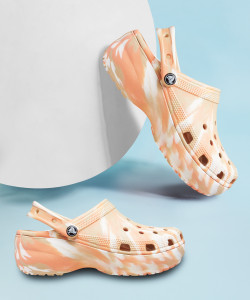 CROCS Classic Platform Marbled Women Clogs