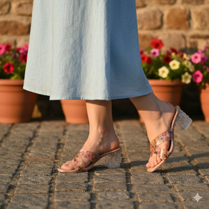 RAVIS महिलाओं के लिए गुलाबी हील्स