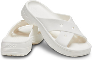 CROCS Classic Womens Cross Strap महिलाओं के लिए न्यूट्रल कैजुअल