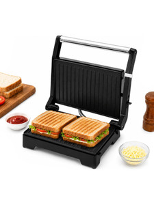 Longway Crisp Master 1000 W Panini Sandwich Maker, Toaster & Grill Sandwich Maker