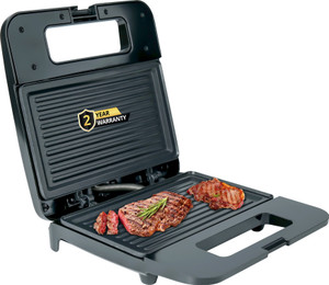 iBELL SM410N Electric Sandwich Maker, 800W, Handle Lock function, Non-Stick Plates to Toast, Grill