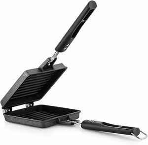 Dialust by DIALUST Sandwich Maker NonElectric Grill Sandwich Double Sided NonStick Toaster Grill, Open Grill, Toast