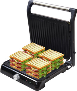 LIBRA by Libra Jumbo Sandwich Maker grill toast with Floating Hinges, 2000 Watts, 4 Slice Open Grill, Grill