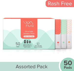 Nua Ultra Safe 50 Pads | 12XL+, 20XL, 18L | Paper Disposal Pouches | Mega Value Pack