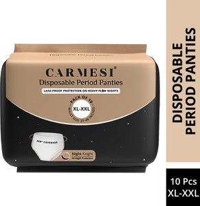 Carmesi Disposable Period Panties (XL-XXL) | Leak-Proof Protection For Heavy-Flow Nights Sanitary Pad