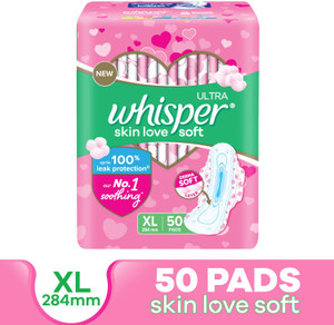 Whisper ULTRA SKIN LOVE SOFT XL, COTTONY SOFT Sanitary Pad