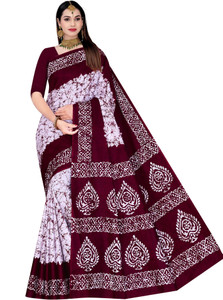 SARITA SAREES Printed Sambalpuri Pure Cotton Saree