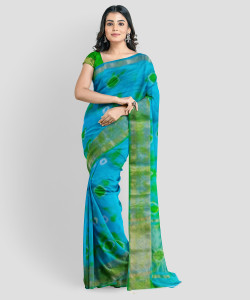 Priya Printed Bandhani Dupion Silk Saree