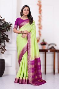 RR Sarees Temple Border Bollywood Pure Silk Saree